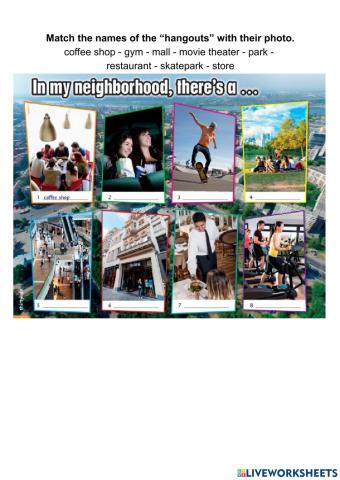 Places in town-hangouts