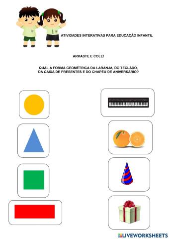 Atividade para Educação Infantil