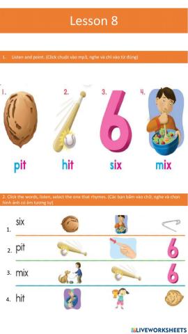 Phonics L2- Lesson 8