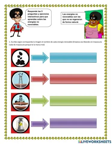 Ficha de las Energías no Renovables