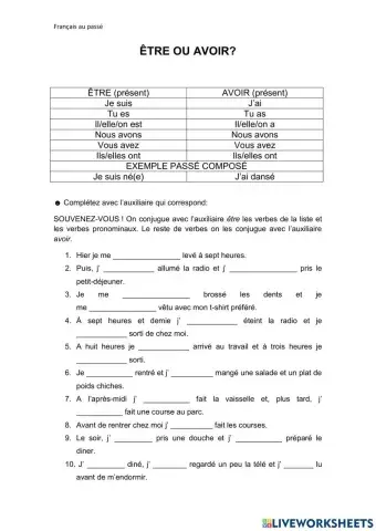 Être ou avoir