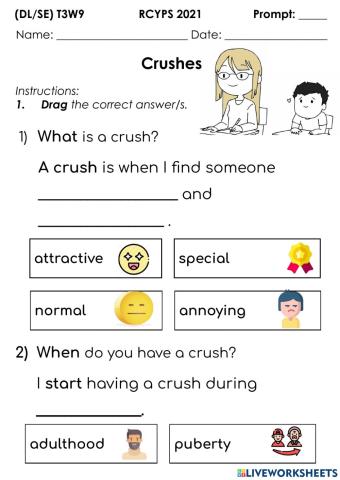 Crushes and Personal Space