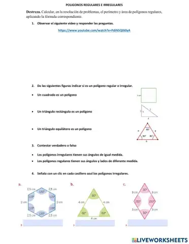 Area de polígonos irregulares