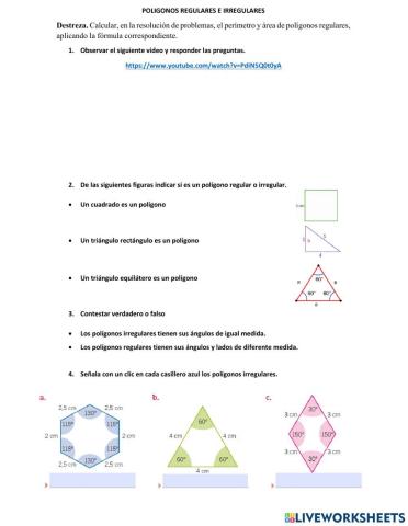 Area de polígonos irregulares