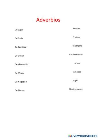 Adverbios