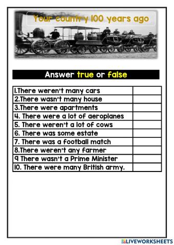 Affirmative and negative sentences