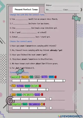 Present Perfect Tense