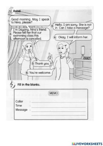 Communication (Memo)