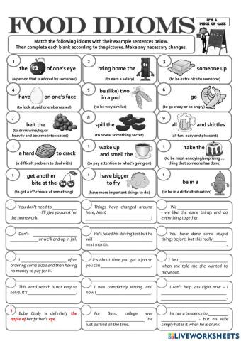 Food Idioms