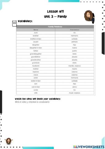FinEs English II - Lesson 11