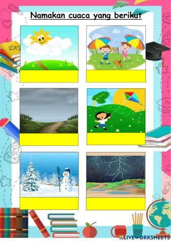 Kenali jenis-jenis cuaca