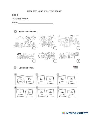 Mock test - gmf2- unit 6