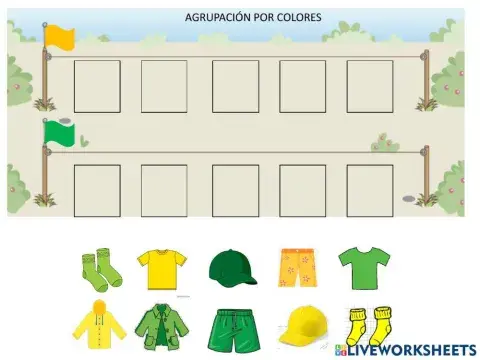 Agrupacion por color