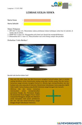 Lembar Kerja Siswa