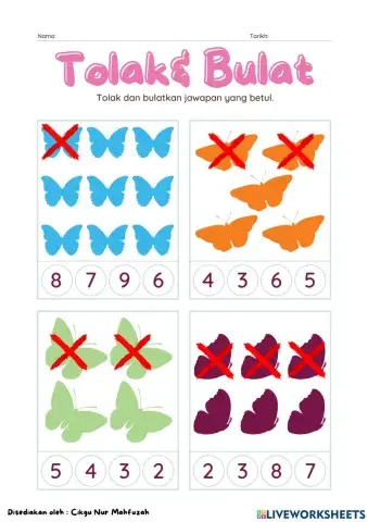 Operasi Tolak Tanpa Mengumpul Semula