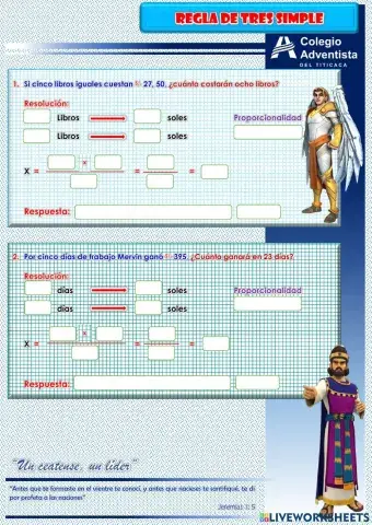 Regla de tres simple