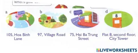 Unit 1. what's your address?l1