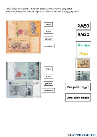 RM20 dan RM50