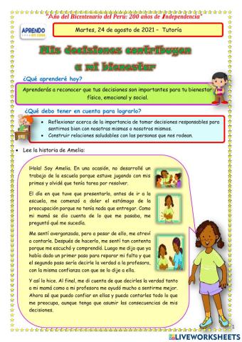 Las decisiones y el bienestar