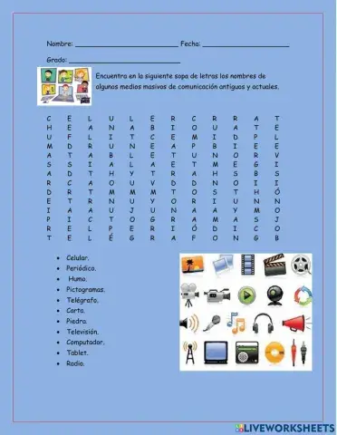 Medios masivos de comunicación.