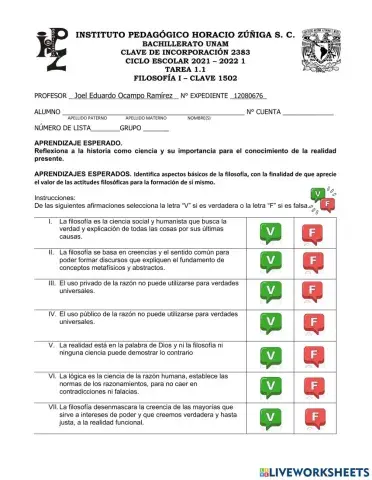 Tarea 1.1 filosofía i