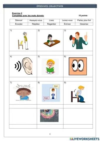 Les Consignes dans la Classe