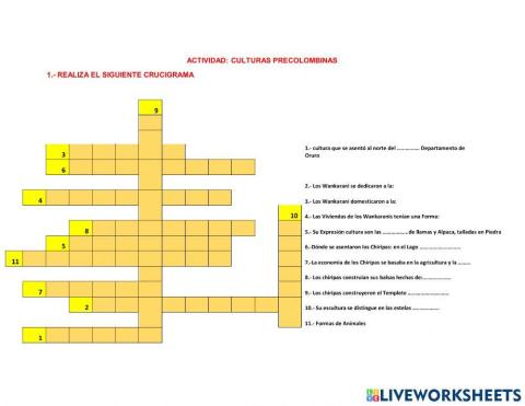 Cultura prehispánicas