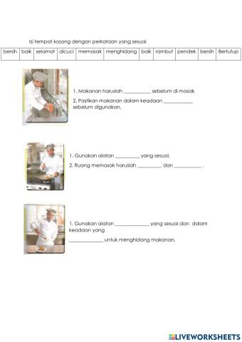 Amalan kebersihan penyediaan makanan