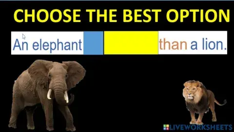 Comparative adjective