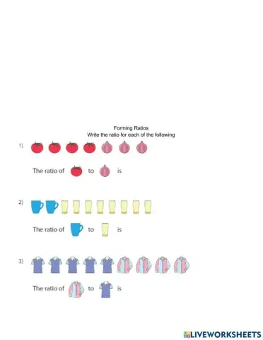 Stds. 5-6 Math ratio worksheet -2