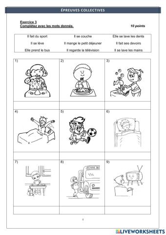 Les Activités Quotidiennes