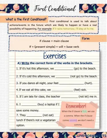 First Conditional - 9th Grade