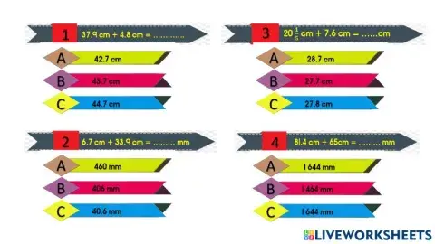 Tambah ukuran panjang