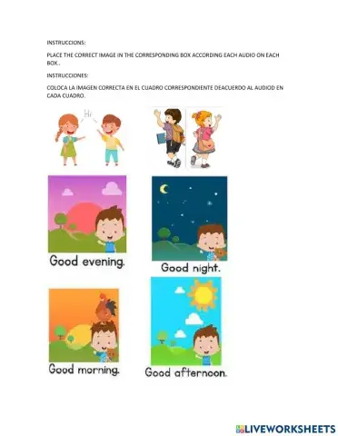 Greetings of the day