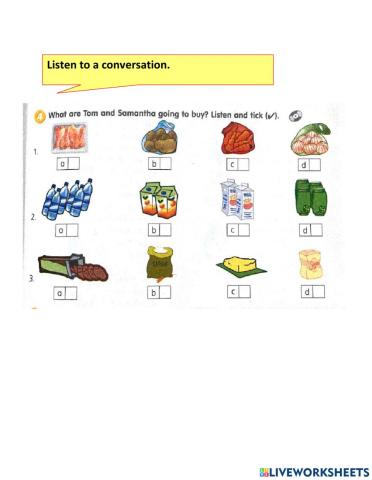 Eating Right Year 4 Listening Page 51