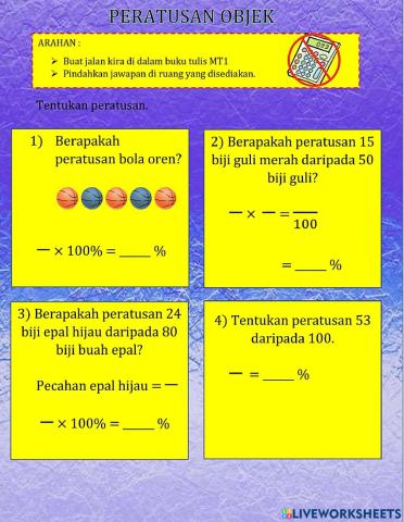 Peratus daripada suatu kuantiti