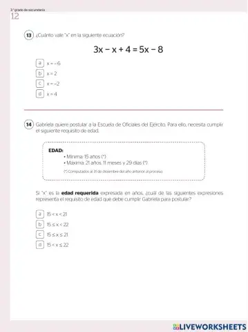 Evaluación diagnóstica 3ro de de secundaria parte 2