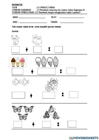 Operasi Tambah Lingkungan 10