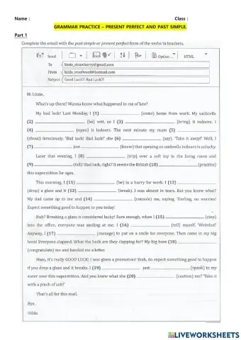 Present Perfect and Past Simple