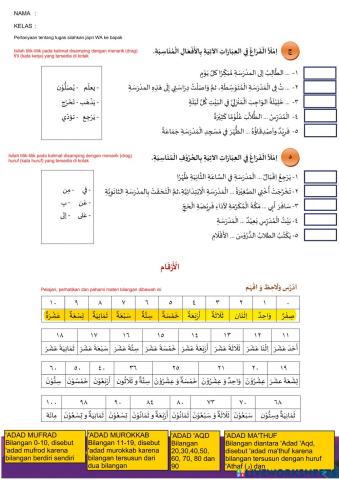 Tugas pembagian kata