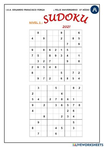 Sudoku - FORGA
