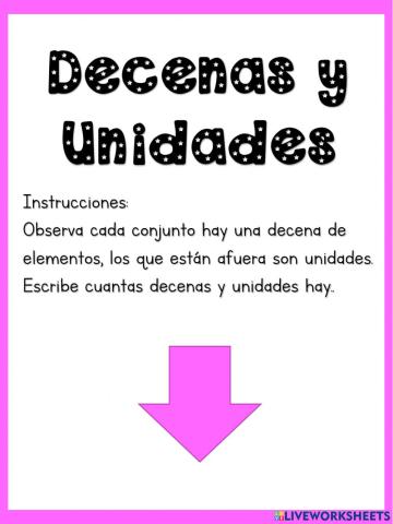 Decenas y Unidades