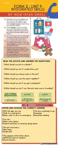 Pulse 2 unit 9 integrated skills