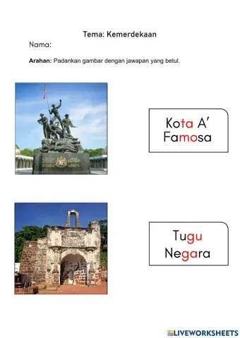 Lembaran Kerja M8 - Bahasa Melayu