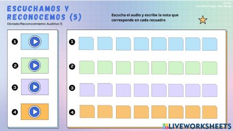 Dictados Rítmico Melódicos 5 (5to y 6to)