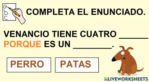 Completa el enunciado