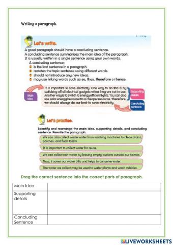 Go Green - A good paragraph