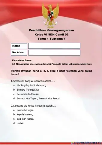 PPKn TEMA 1 SUBTEMA 1