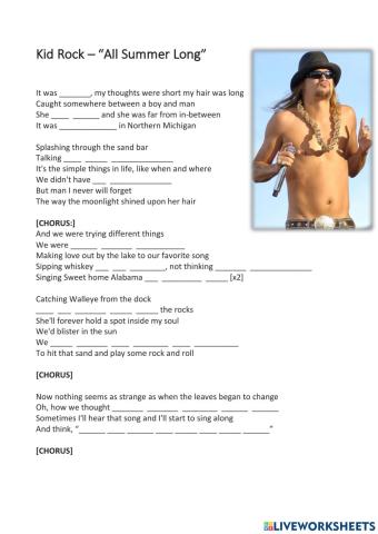 Kid Rock - -All Summer Long-