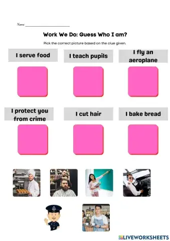 Works We Do: Guess Who I am?